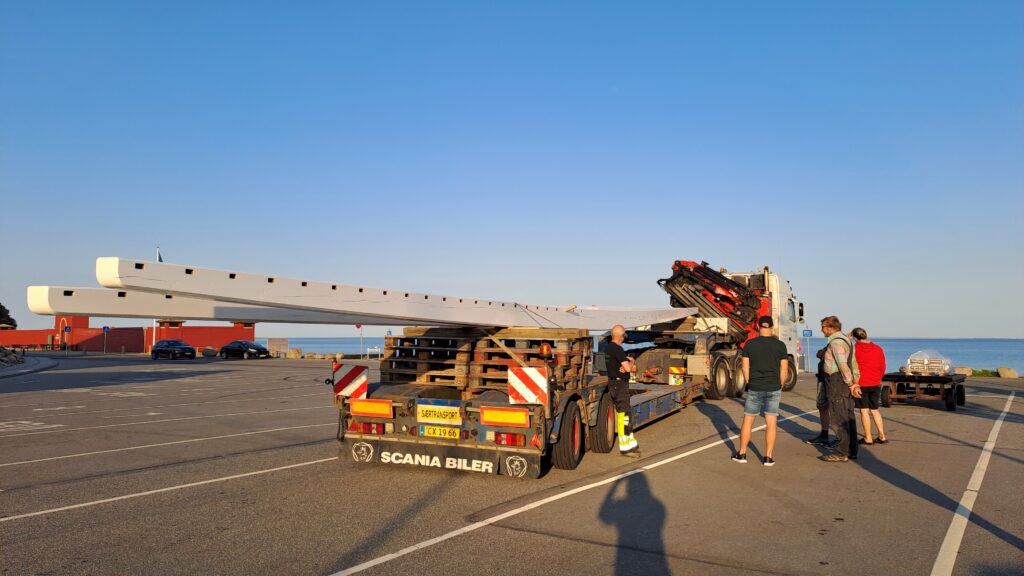 Tidlig morgen på havnen i Rudkøbing. 